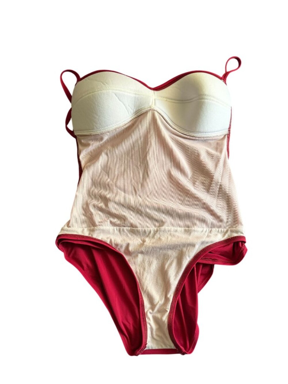 Tommy Bahama Womens Raspberry Swim Bathing Suit Rauch Twist Top Slim Straps 12 - Picture 8 of 11